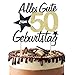 BETESSIN Torten Deko 50 Geburtstag Alles Gute zum Geburtstag 50 Jahre Happy 50th Birthday Cake Topper Kuchen Topper Kuchendeko 50 Geburstagstorte Deko Gold Schwarz Frauen Männer Baby,Schwarz günstig Kaufen-BETESSIN Torten Deko 50 Geburtstag Alles Gute zum Geburtstag 50 Jahre Happy 50th Birthday Cake Topper Kuchen Topper Kuchendeko 50 Geburstagstorte Deko Gold Schwarz Frauen Männer