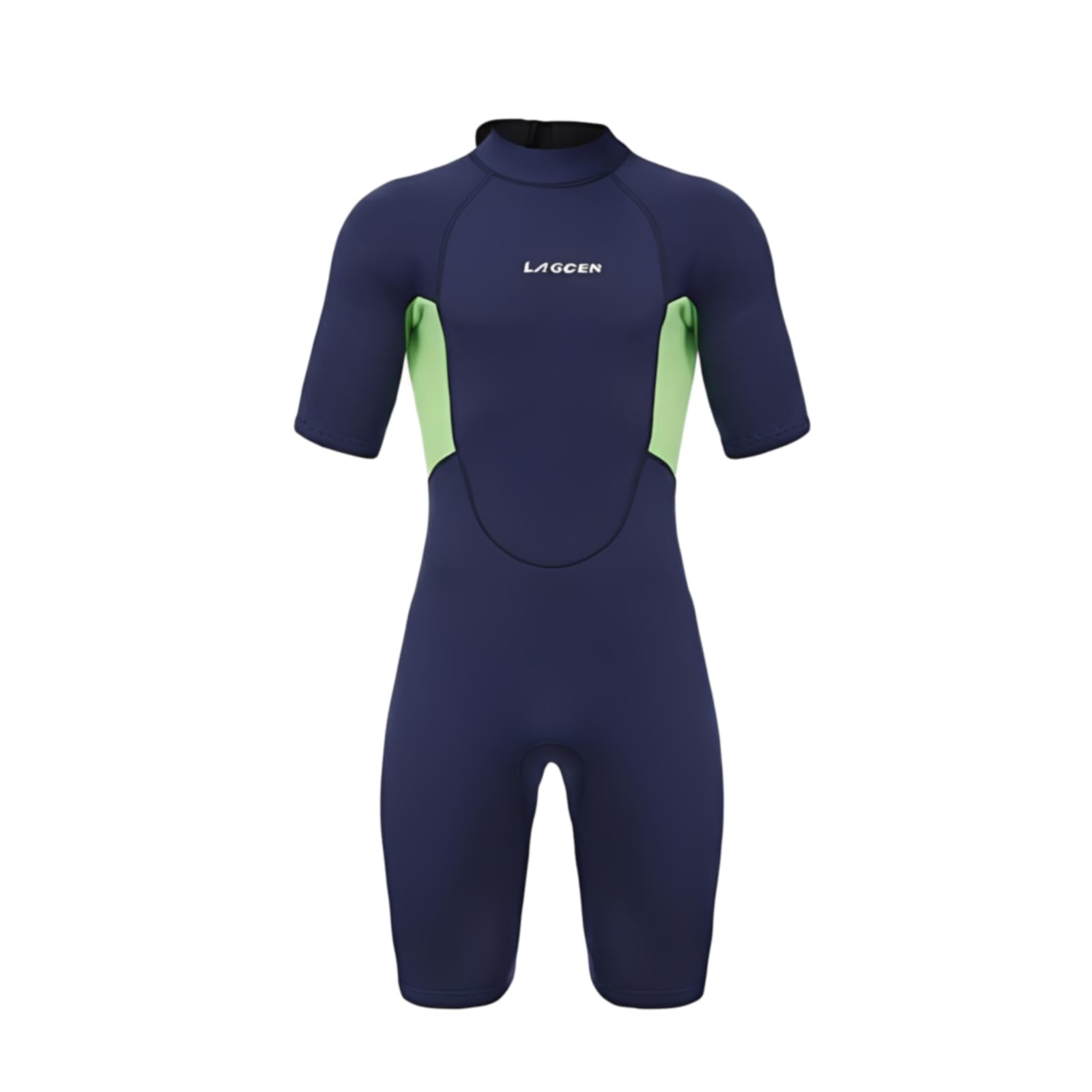 Muta Uomo Neoprene Monopezzo Muta Subacquea Triathlon Nuoto Acque Libere Gara 3mm Termica Confortevole Manica Corta Tessuto Elastico Durevole Adatta a
