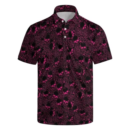 Camisa moderna de verano estampada con ventilación activa para hombre