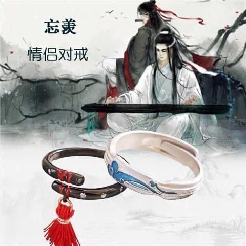 THE UNTAMED Mo Dao Zu Shi Rings, Open Ring Combination,Wei Wuxian&Lan Wangji