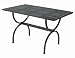 Produktbild MBM 156131 Tisch Romeo, 125 x 75 x 73 cm, Eisengestell Plattenfarbe marone antik