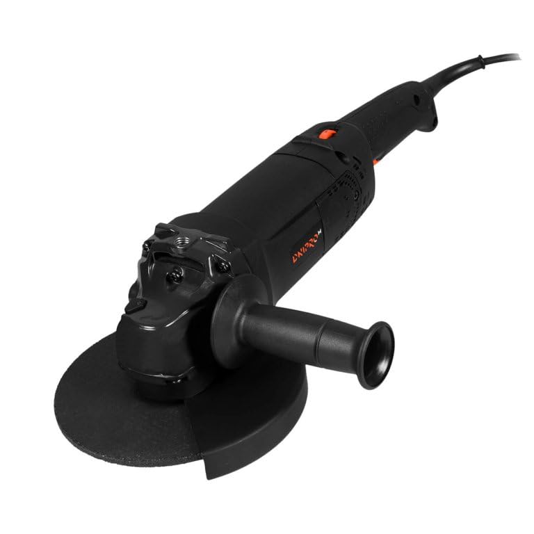 Winkelschleifer GL-190S 1400W 180mm - Regelbare Drehzahl 2500-8500 U/min, M14 & Elektrische Flex Trennschleifer für Metall, Stein & Beton von Dnipro-M