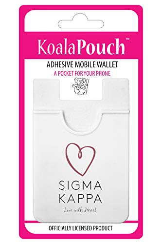 Sorority Shop Sigma Kappa - Koala Pouch - Logo Design Adhesive cell phone wallet
