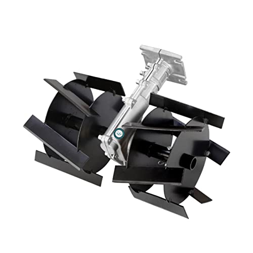 Image of DVI Rotary Weeder Attachment Cross Type Suitable for Any Type of Brush Cutter(2 Stroke /4 Stroke) 9 Teeth SPILINE Used for Weeding in Agriculture (for 26MM 9 Teeth SPILINE Shaft)