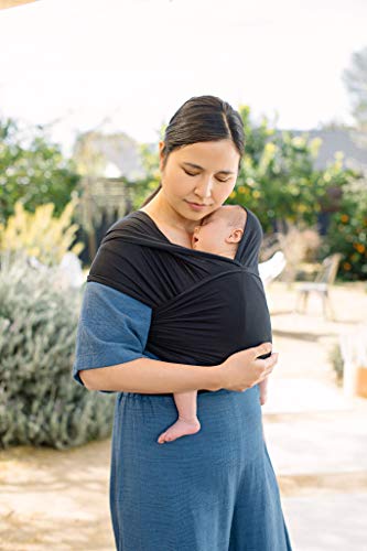 Ergobaby Babydraagdoek voor pasgeborenen, puur zwart, vanaf de geboorte tot 11 kg - Image 3