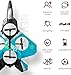 V17 Jet Fighter Stunt RC Airplane,360° Stunt Spin Remote and Light,2.4GHz 6 CH Remote Control Airplane,Fighter Plane Glider Airplane Hobby Toy Gifts Airplane Model (Blue)
