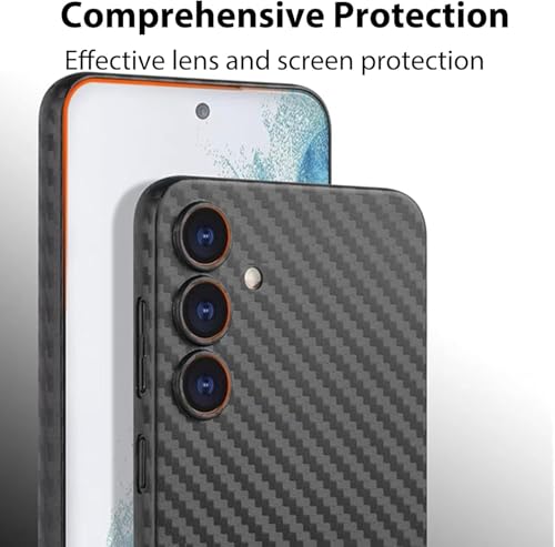 Coque Samsung S25 Plus souple texture carbone anti rayure et fine - 5