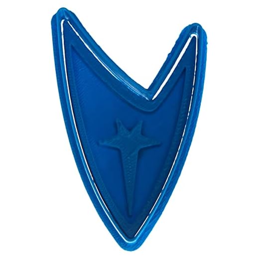 Cuticuter Star Trek Cortador de Galletas, Plástico, Azul, 8x7x1.5 cm