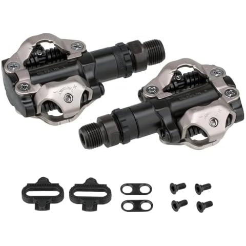 PD-M520 Mountain Bike Pedals Compatible with Shimano Clipless MTB SPD Pedal with SM-SH51 Cleats Cover