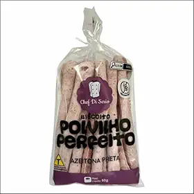 Biscoito de Polvilho Perfeito Chef Di Serio 80 g - Azeitona Preta