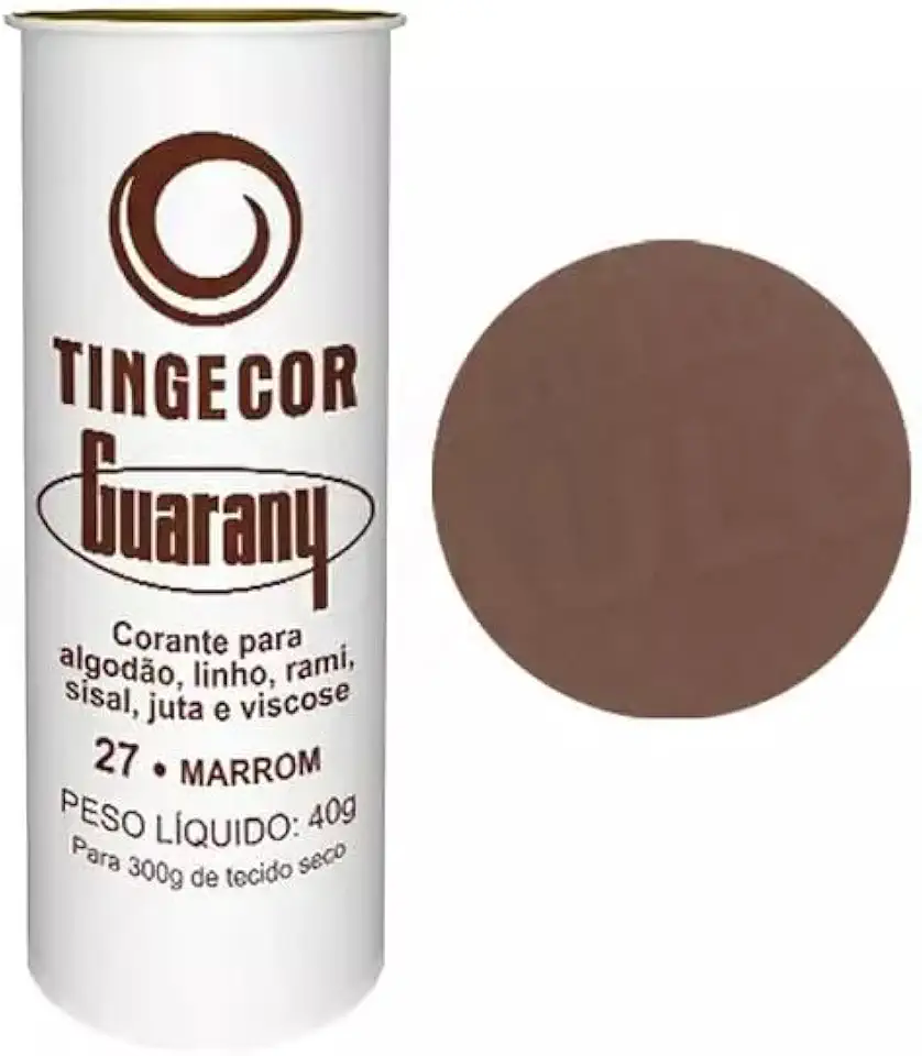 Corante para Roupa Tingecor 40g Marrom Nº 27 Unidade