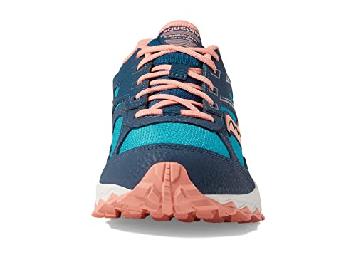 Saucony Cohesion TR14 Lace to Toe Sneaker, Navy/Teal/Coral, 11 US Unisex Big Kid - image 2