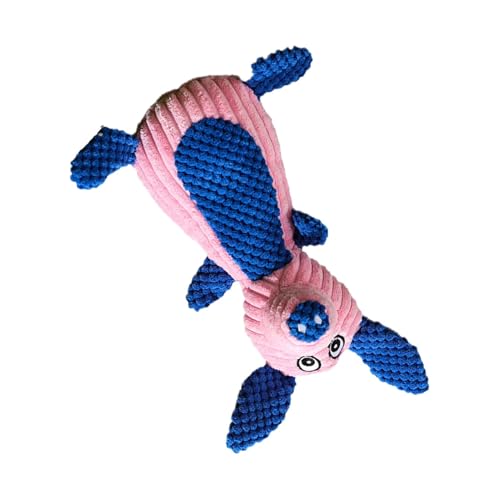 インタラクティブなぬいぐるみ犬のおもちゃ、犬用噛むおもちゃ - 子犬の歯が生えるためのきしむペットのおもちゃ | 小型犬、大型犬、子犬、ペット用のきしむ室内犬ぬいぐるみ噛みおもちゃ