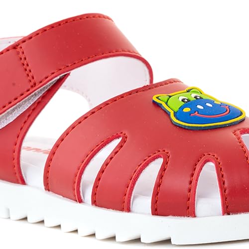 Image of Khadim's 2832535 Lightweight Durable Extra Soft Trendy Premium Stylish Casual Velcro Strap Sandals | Floaters for Kids