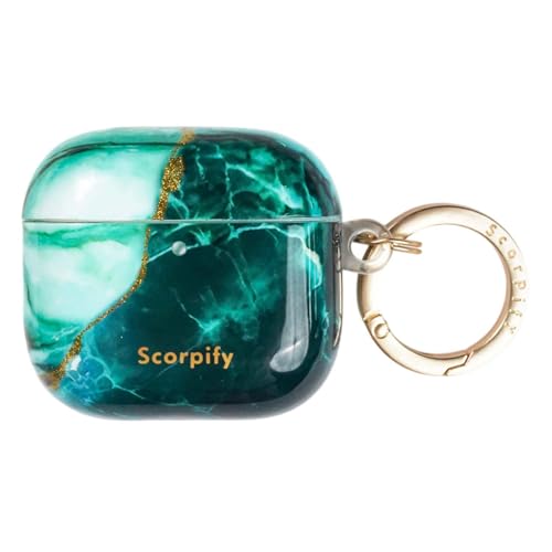 Coque AirPods 4 jolie et antichoc pour femme active style marbre chic