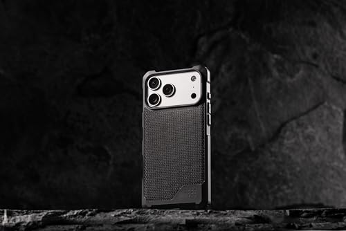 Image of Urban Armor Gear UAG Metropolis LT Magnetic Compatible, Rugged Shockproof Anti-Slip Military Grade Protective Case /Cover Designed for iPhone 17 Pro Max (2025) - Kevlar Black