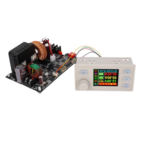Depisuta DC Power Supply, 0-60V 20A 1200W Adjustable Voltage Regulator, Lab Power Supply with Digital Display and Stable Output for Laboratory Research Fieldwork