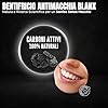 BlanX, Dentifricio Black, Dentifricio Sbiancante e Antimacchia, Con Carboni Attivi e Licheni Islandici 100% Naturali, Rimuove Macchie da Caffè Fumo e Tè, Vegan Friendly, 75ml