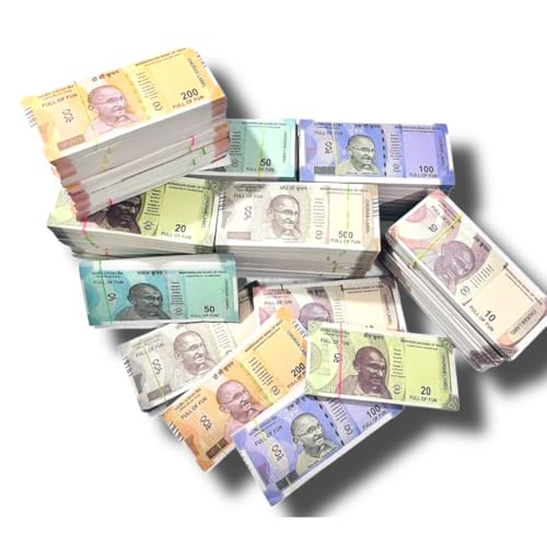 Ik - 600 Pieces Fake Money for Kids | Indian Currency Notes Learning Set — Educational Play Money for Kids, Pretend Play Toy, Montessori Counting and Money Learning Kit | Artificial Notes - Image 7 thumbnail