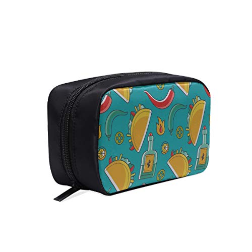 Toiletry Bag Travel Natural Organic Art Vegetable Chili Man Travel Bag Cosmetic Weekender Bag Canvas Woman Bag Cosmetic Bags Multifunction Case Personal Toiletry Bag