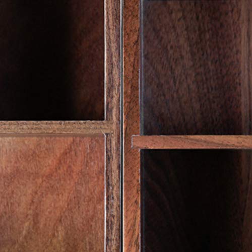 Cabilock Bandeja de talheres de madeira com 5 compartimentos, colher de garfo, pauzinhos, bandeja de