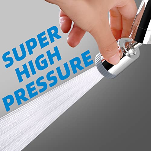 Swivel Faucet Aerator,3-Function Faucet Nozzle,360° Big Angle Rotate Kitchen Sink Faucet Attachment,Faucet Extender For Kitchen 55/64 Inch Female Thread,Kitchen Sink Aerator Chrome #TOP2