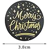 Amazon.com: 500 Pieces Merry Christmas Stickers Labels Roll, Round ...