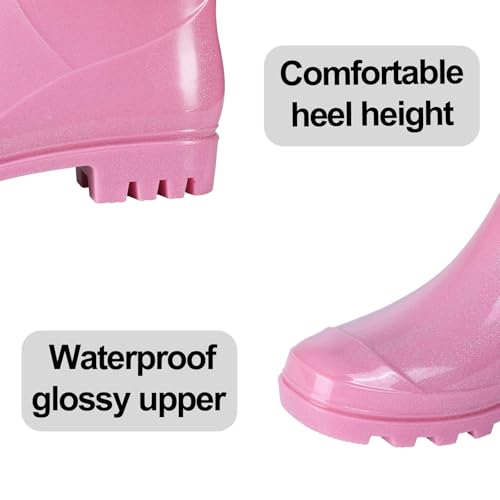 Image of Asgard Women's Tall Rain Boots Waterproof Knee High Rainboots Rubber Garden Boots