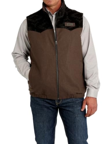 Cinch Men's Solid Twill Concealed Carry Zip Vest - MWV1543011 X- US