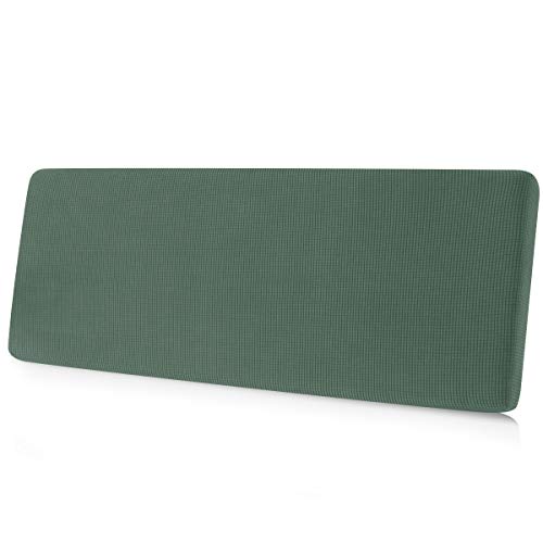 Image of Chunyi Jacquard Polyester Spandex Cushion Slipcover (Sofa Cushion, Dark Cyan)