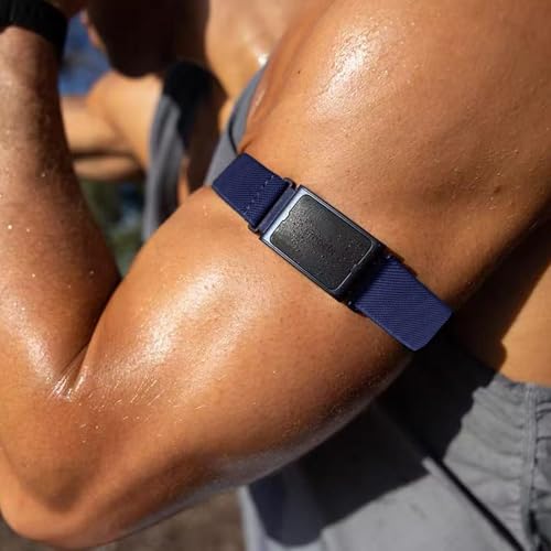 Image of 4 Pack Ankle /Arm Bicep Stretchy Watch Bands Compatible with Amazfit Helio Strap, 22mm Loop Nylon Elastic Sport Band for Amazfit Helio Strap
