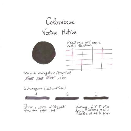 Image of Colorverse Ink - Astrophysics - Vortex Motion (65ml & 15ml) Fountain Pen Ink