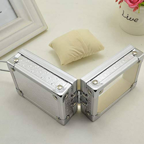 ULTECHNOVO Caixa de RelÃ³gio Caixa de AlumÃ­nio para RelÃ³gio Com Fechadura Porta-RelÃ³gio Caixa par