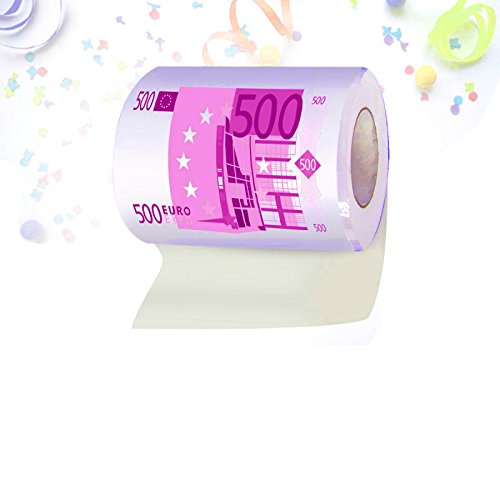 Rouleau de Papier toilette fantaisie BILLET 500? euros PAPIER WC