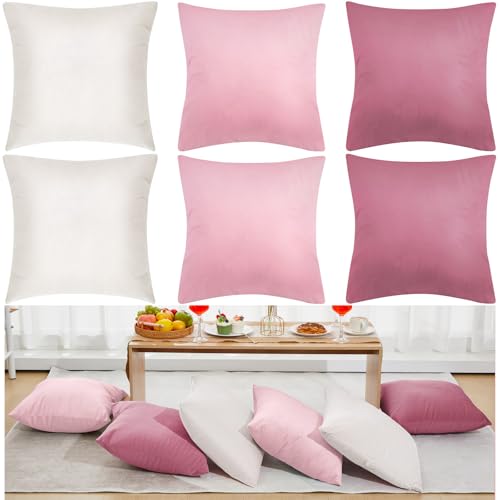 Berlune 6 Pcs Valentine's Day Velvet Throw Pillow...