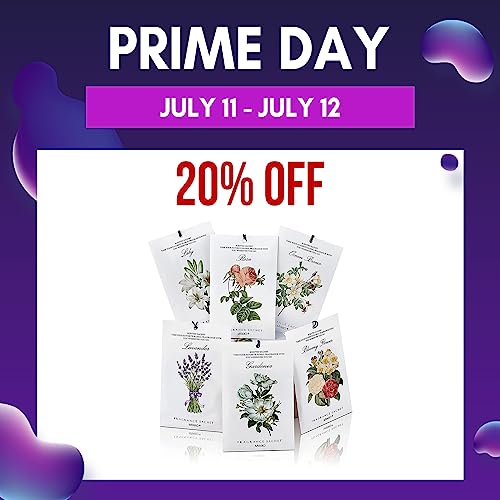 image for MYARO 12 Packs Scented Sachets for Drawer and Closet, Long-Lasting Sac