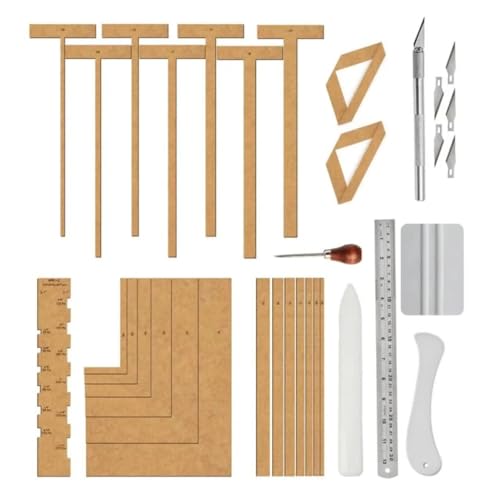 Kit de Cartonagem e Encadernação Levolpe - Completo com Fio Cabelo T Wire-O, Dobradeira, Estilete, A