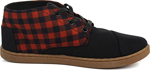 TOMS - Youth Mid-Top Paseos Shoes, Size: 13.5 M US Little Kid, Color: Rust Flannel4