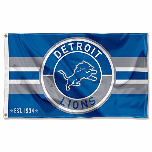 Drapeau de Detroit Lions WinCraft pour afficher sa passion sans encombrer