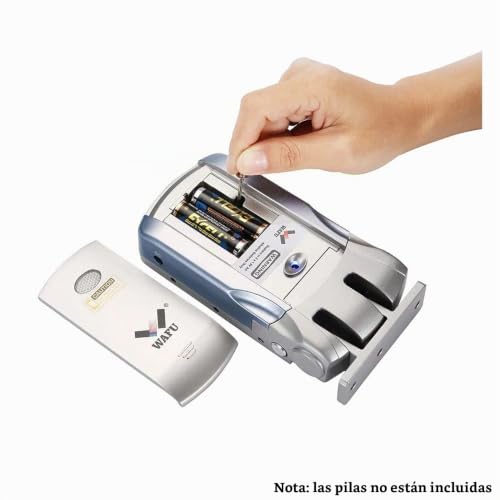 Miniatura 8 de Cerradura Inalámbrica - Inteligente Cerradura Instalado En El Interior Más Seguro Control Remoto Cerradura Invisible Con 4 Control Remotos Diseño Táctil Blue