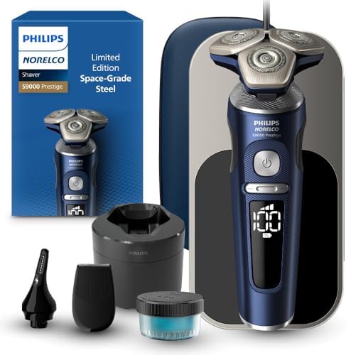 Philips Norelco S9000 Prestige Electric Shaver, Limited Edition, Blue