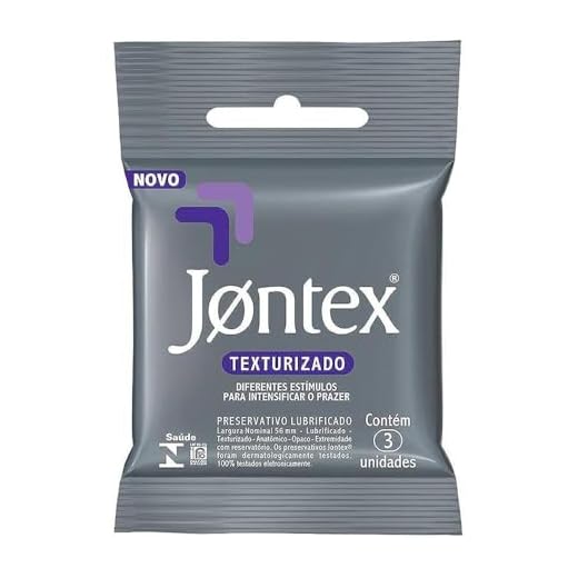 Preservativo Camisinha Jontex Texturizado - 3 Unidades