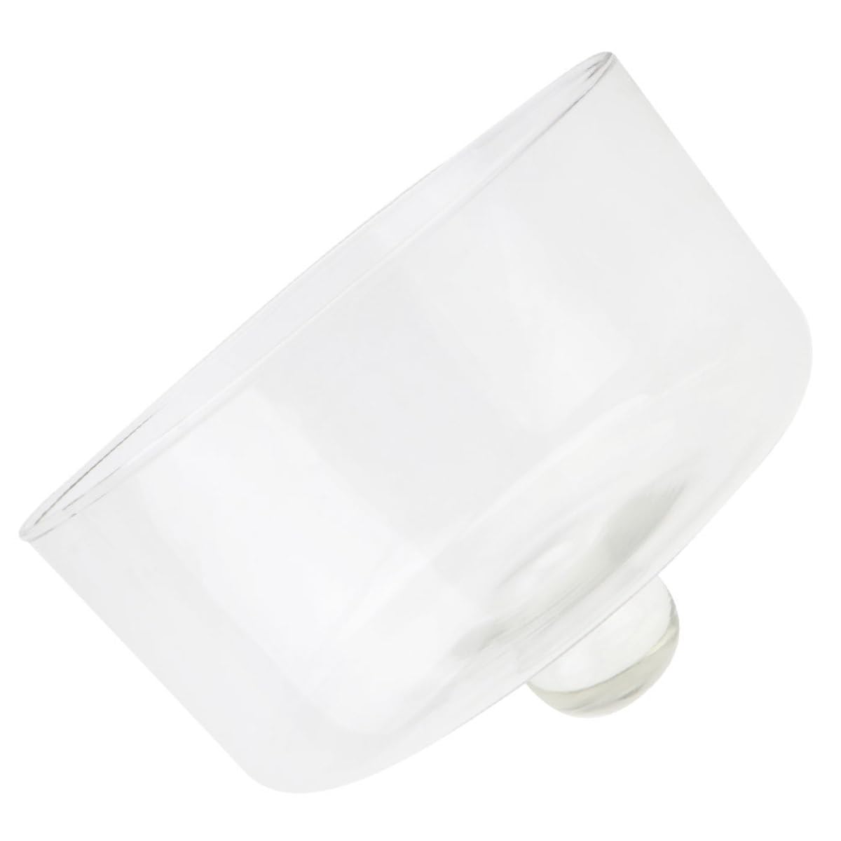 Besportble Cloche À GâTeau En Verre Transparent 9.37In DôMe De GâTeau Protection Anti-PoussièRe Couvercle Alimentaire Pour Desserts Cuisine Maison