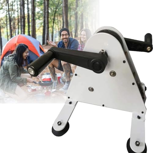 Générateur portable 100W à pédale et manivelle avec sortie USB pour secours extérieur