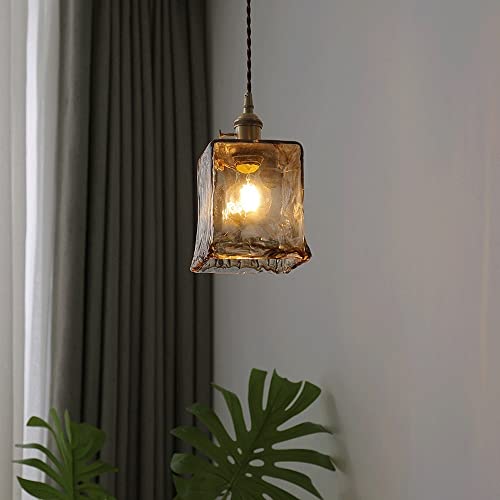 Suspension cuisine laiton lustre rétro et plafonnier salon vintage
