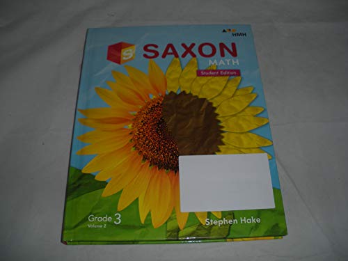 Saxon Math Student Edition (Grade 3) Volume 2 S... 1328966127 Book Cover
