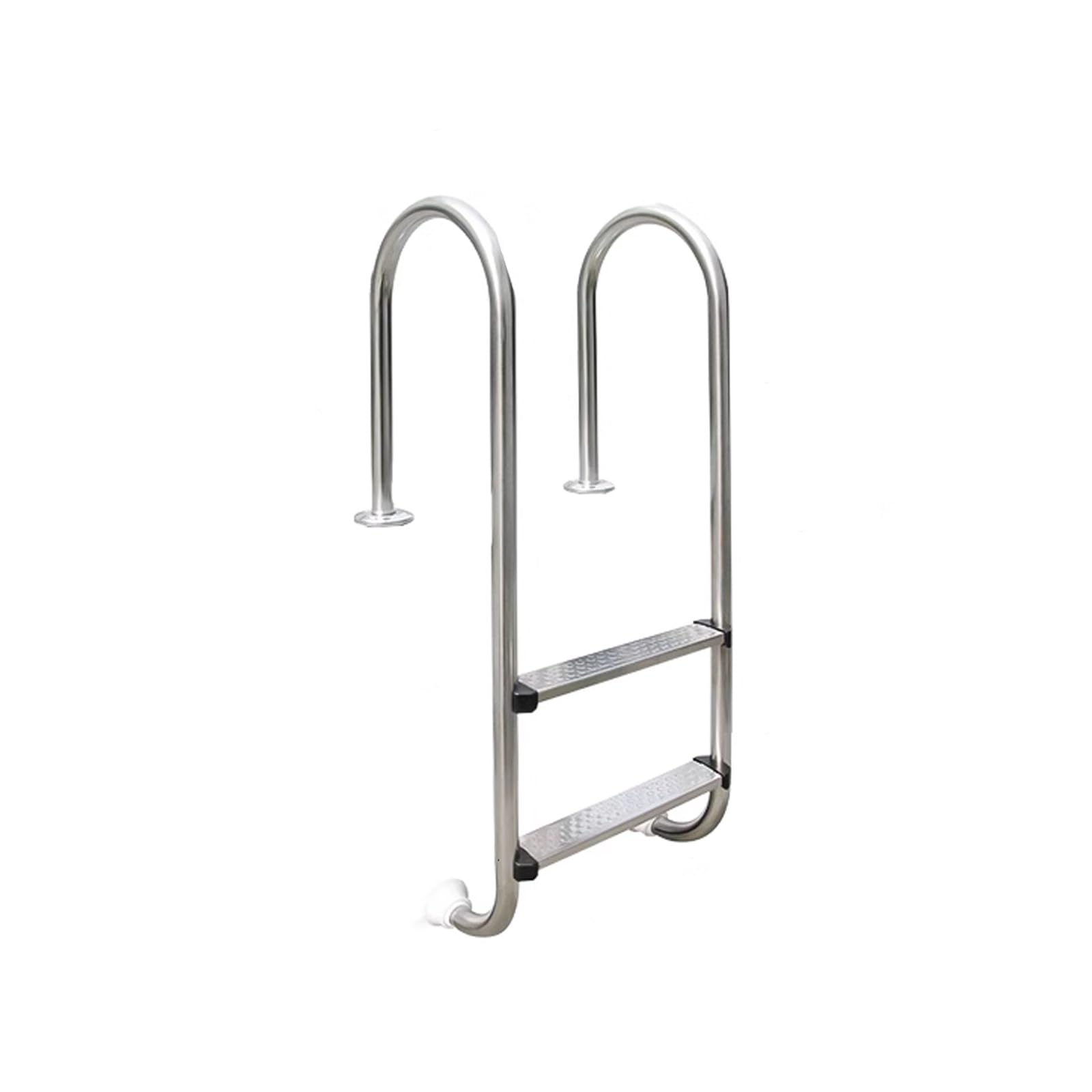 Escalier Piscine Acier Inoxydable 304, 2 Étapes, Pas Besoin D'encastrer, Echelle Piscine pour Piscine, Bateau