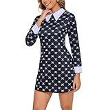 Picture of SOUTHSKY Black Dress Skull Costume for Women Adult Costumes Outfit Cosplay Halloween Carnival Role-Playing (L)