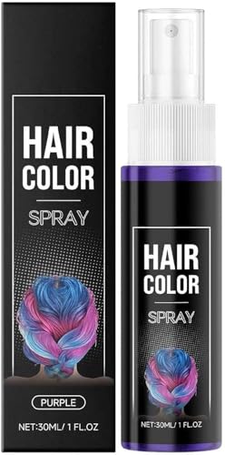 Spray de Color Temporal para el Cabello | Tinte Lavable | No Pegajoso | Ideal para Fiestas