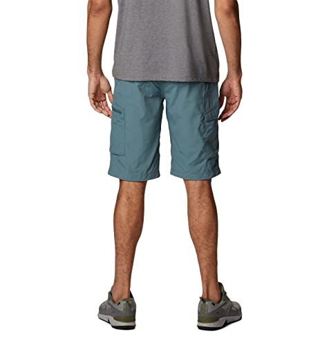 Image of Columbia Men's Regular Fit Shorts (AM4723 Cypress Heather Camo Print 40)